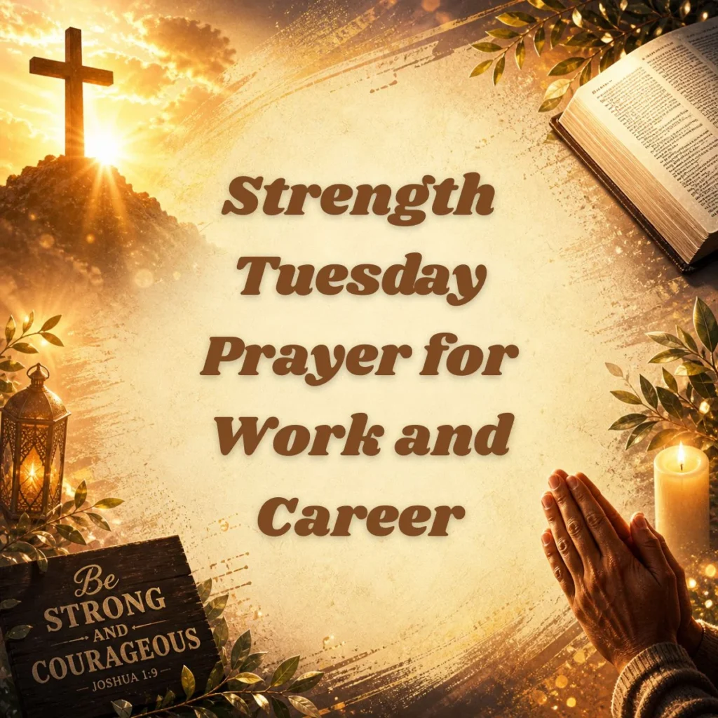 Strength Tuesday Prayer for Work and Career
