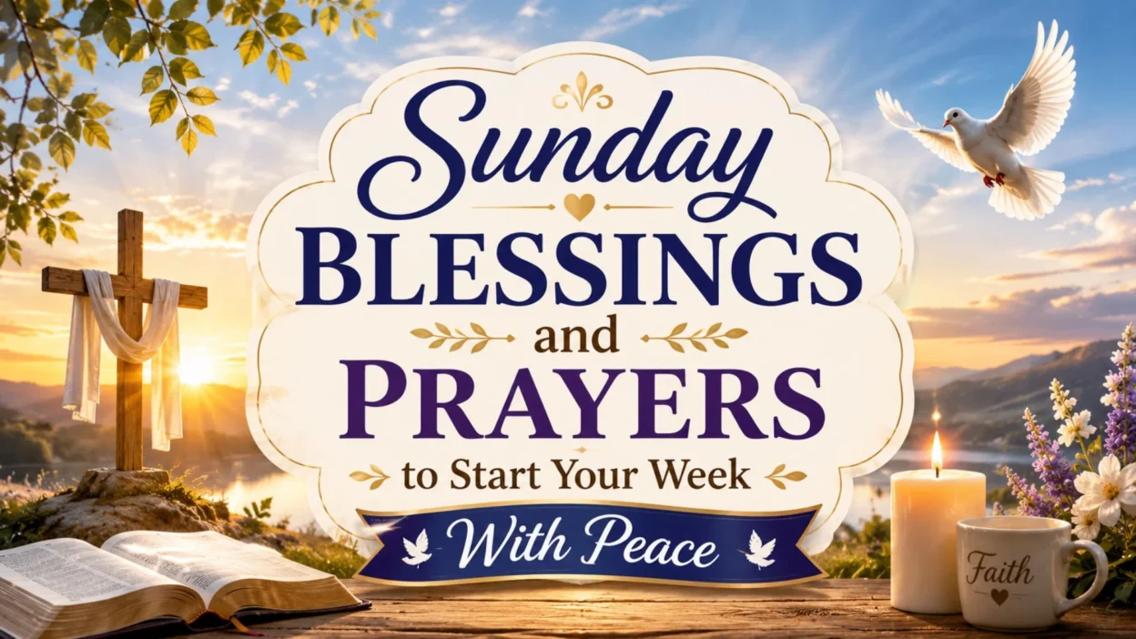 Sunday Blessings and Prayers to Start Your Week With Peace