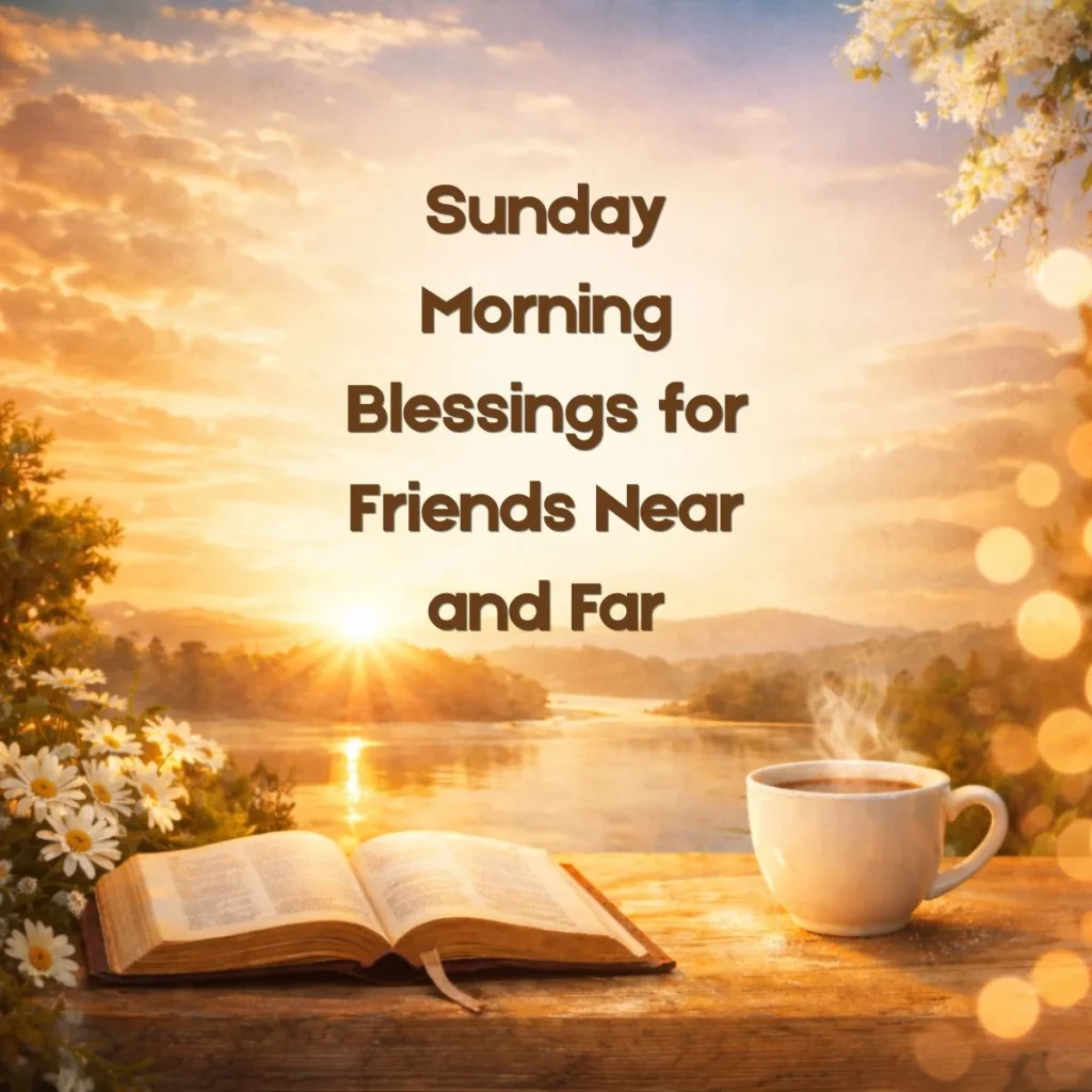 Sunday Morning Blessings for Friends Near and Far
