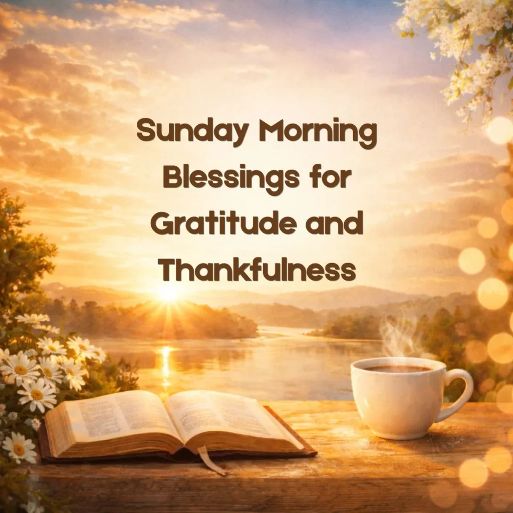 Sunday Morning Blessings for Gratitude and Thankfulness
