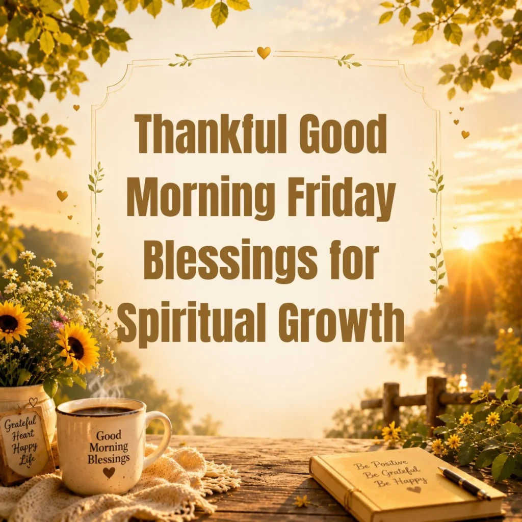 Thankful Good Morning Friday Blessings for Spiritual Growth