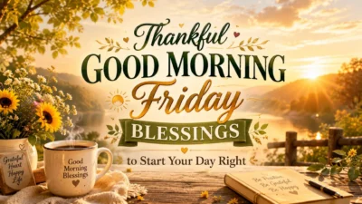 Thankful Good Morning Friday Blessings to Start Your Day Right