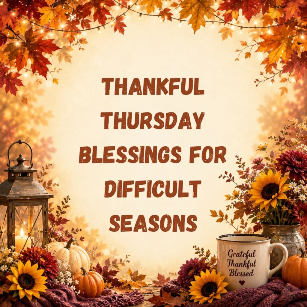 Thankful Thursday Blessings for Difficult Seasons