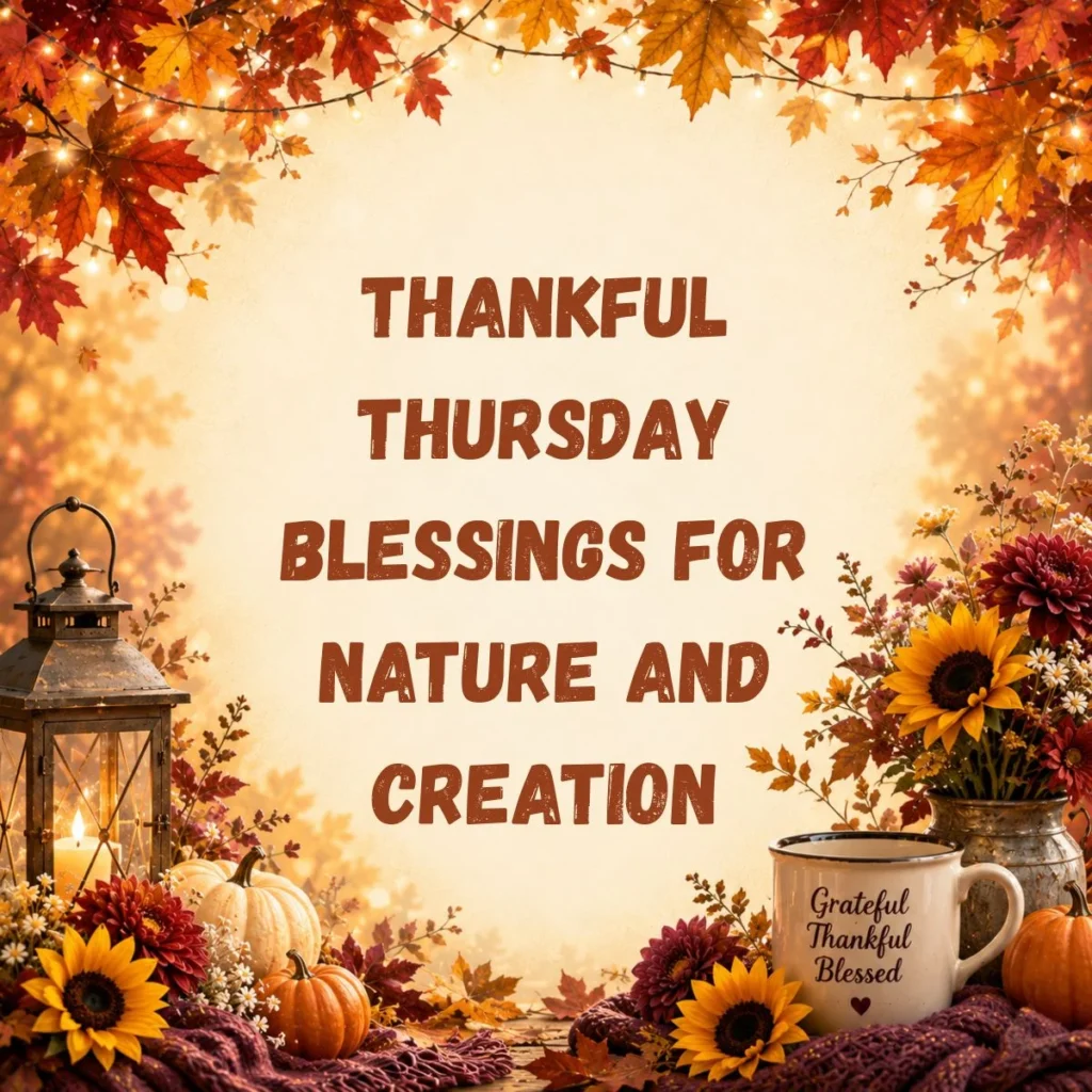 Thankful Thursday Blessings for Nature and Creation