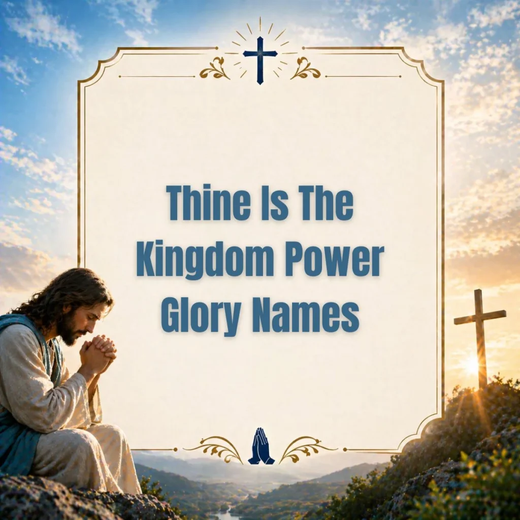 Thine Is The Kingdom Power Glory Names