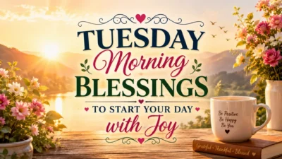 Tuesday Morning Blessings to Start Your Day with Joy