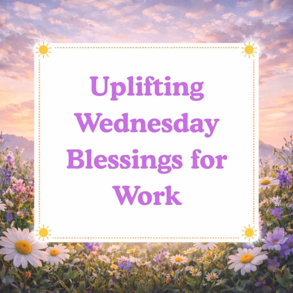 Uplifting Wednesday Blessings for Work 💼