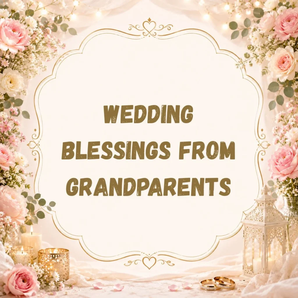Wedding Blessings from Grandparents