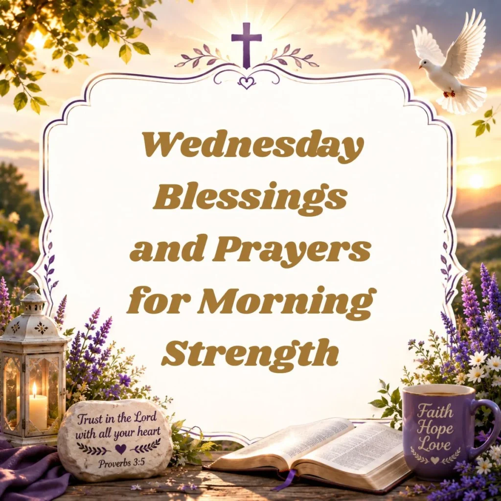 Wednesday Blessings and Prayers for Morning Strength