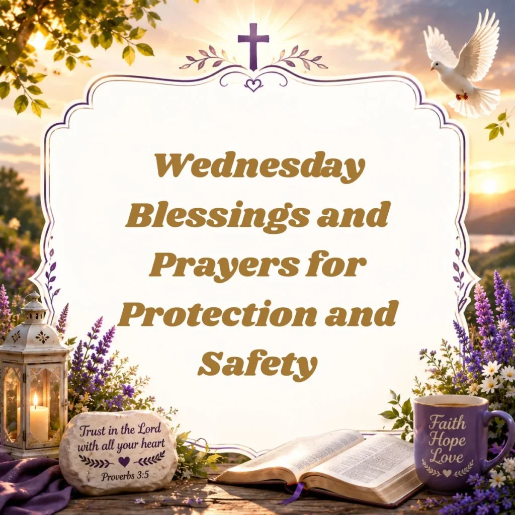 Wednesday Blessings and Prayers for Protection and Safety