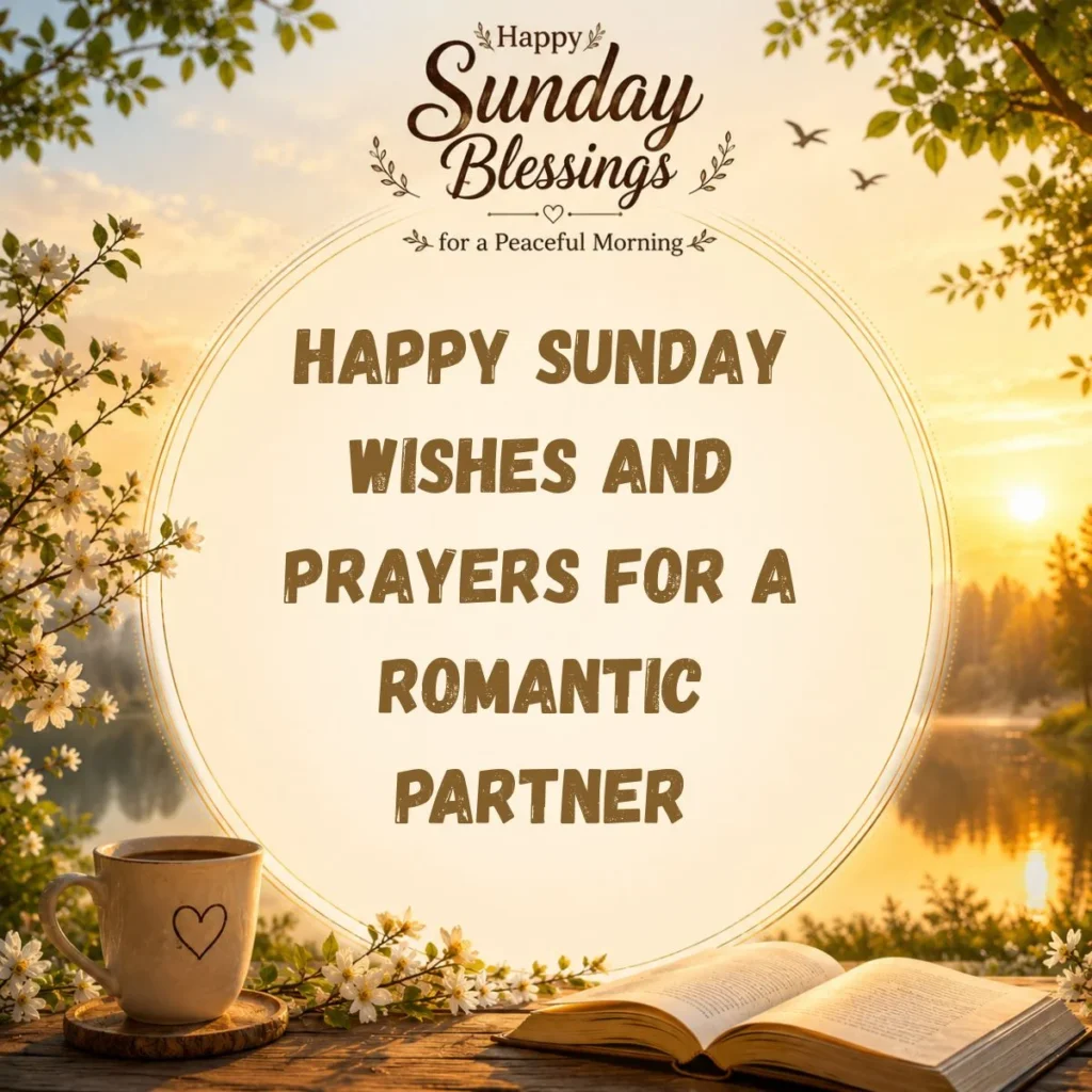 Happy Sunday Wishes and Prayers for a Romantic Partner 